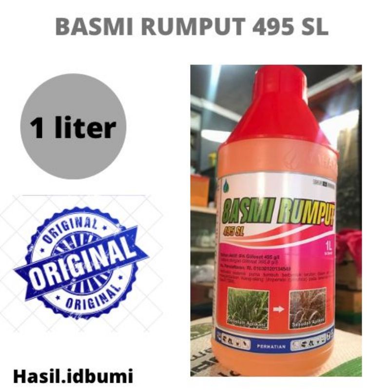 ￼BASMI RUMPUT 495 SL KEMASAN 1 lt