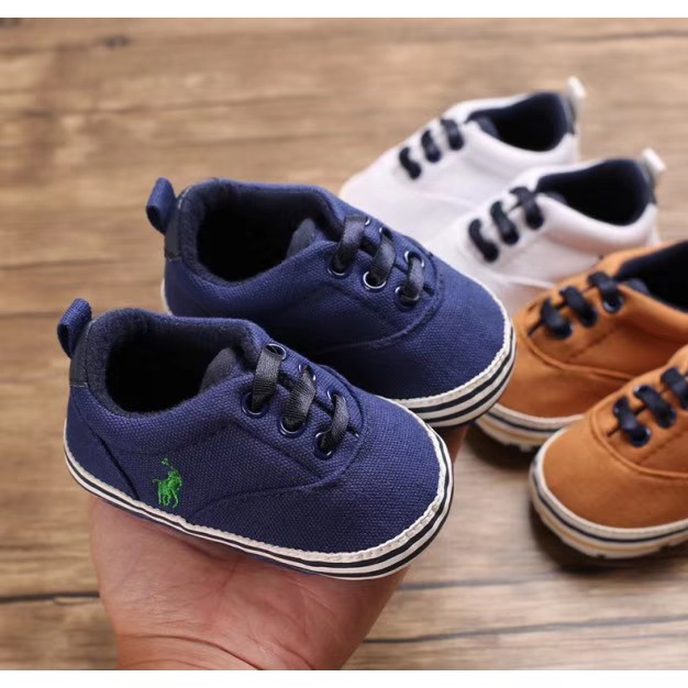 HappyOliver C134 Sepatu Prewalker Casual Anti Selip Sol Halus bayi dan anak laki cowok 0-18 Bulan