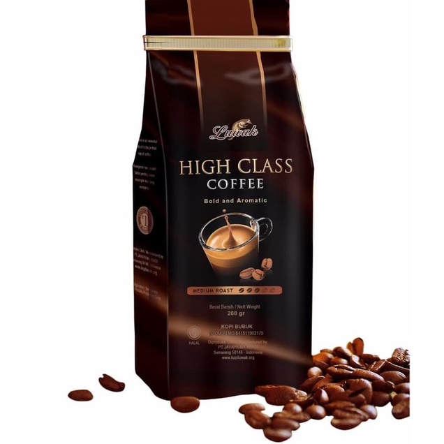 

KOPI LUWAK HIGH CLASS MEDIUM POWDER / BEAN 200 GR