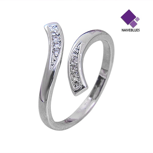 Cincin Sterling Silver Adjustable Untuk Wanita