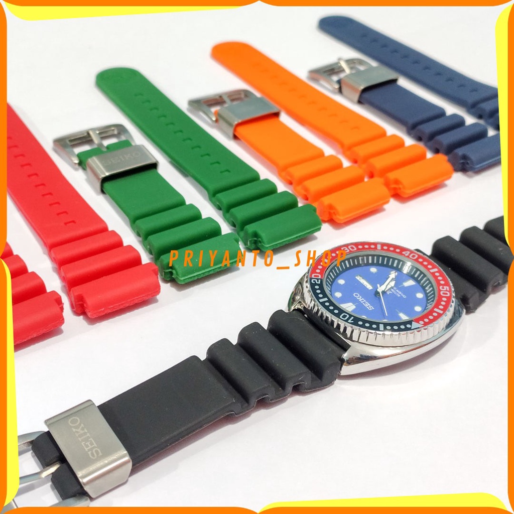 STRAP TALI JAM TANGAN KARET SEIKO 22MM SEIKO DRIVER DIVERS Z22