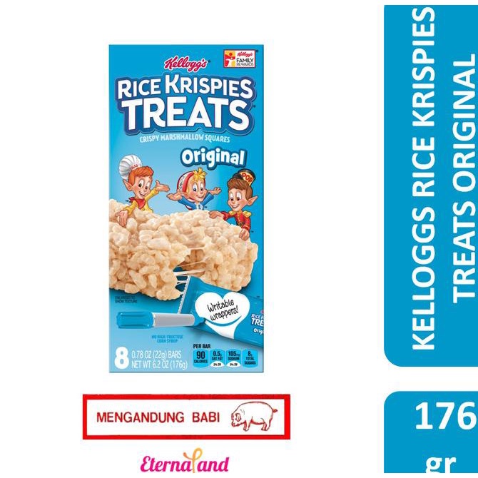 

Kelloggs Rice Krispies Treats Original - Non Halal