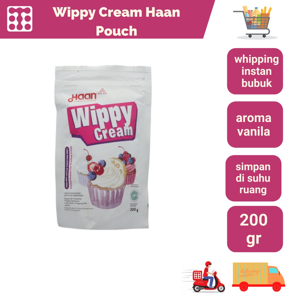 

Wippy Cream Haan 200 Gram Pouch