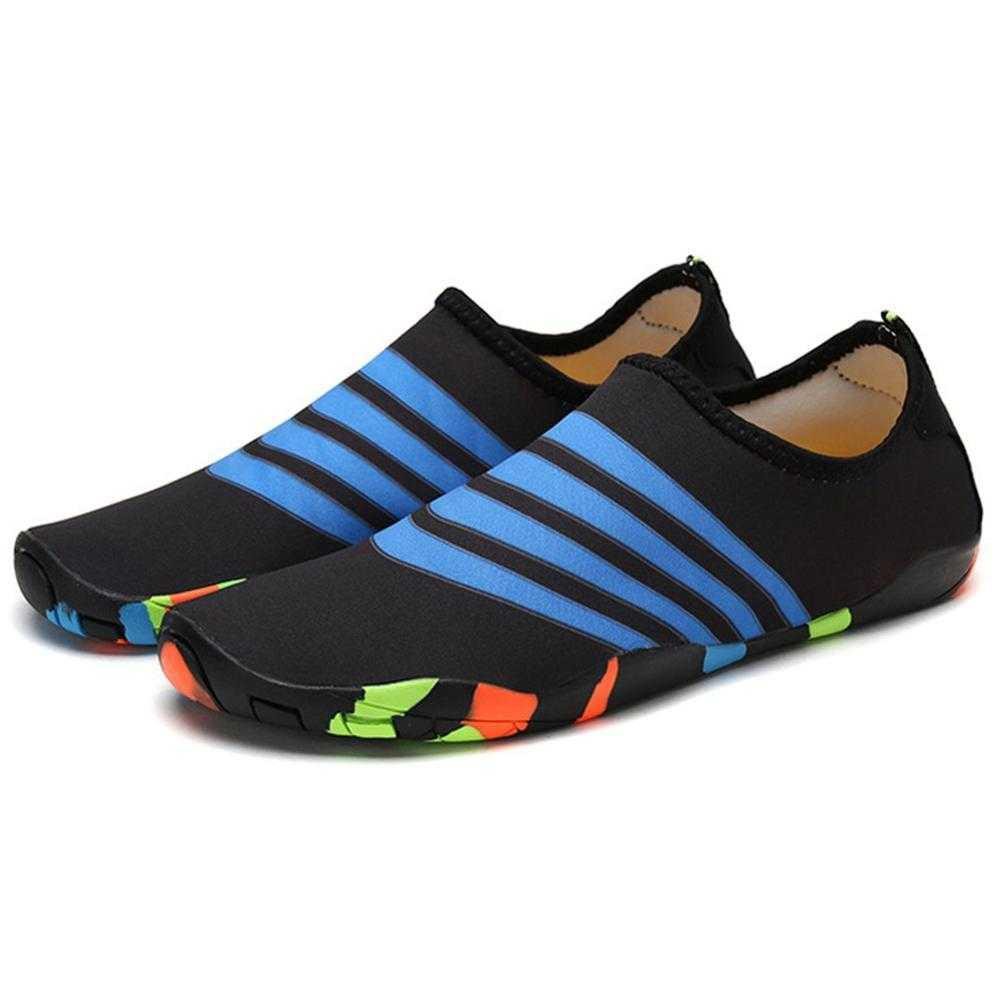 STOUREG Sepatu Pantai Olahraga Air - 6688 [43] [Hitam Biru]