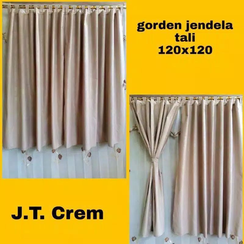 Gorden jendela minimalis murah polos