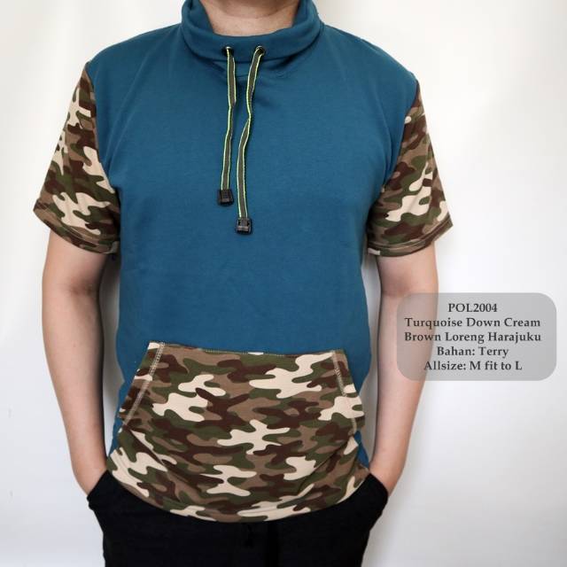 P2004 Polo Katun Terbaru / Polo Motif Keren / Polo Fashion Distro Gaul