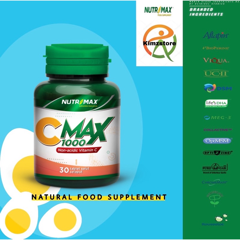 Nutrimax C Max 1000 30 Tablet / Vit C 1000 / Vitamin C 1000 / Vit C