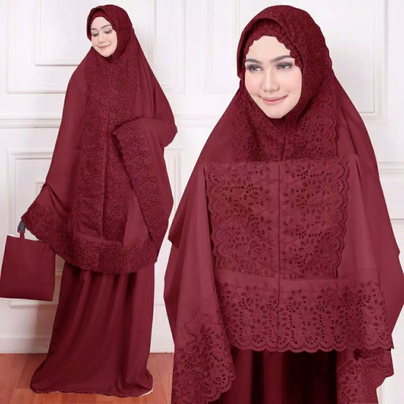 MUKENA FATIMAH FULL RENDA#MUKENA TRAVELING#MUKENA GROSIR