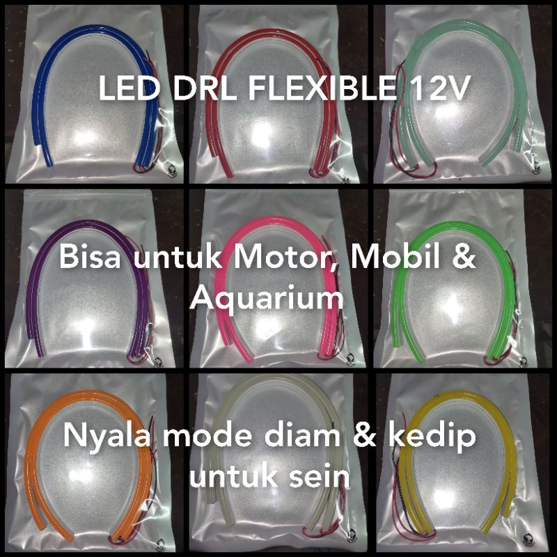Lampu alis 60 CM LED DRL FLEXIBLE - MJB