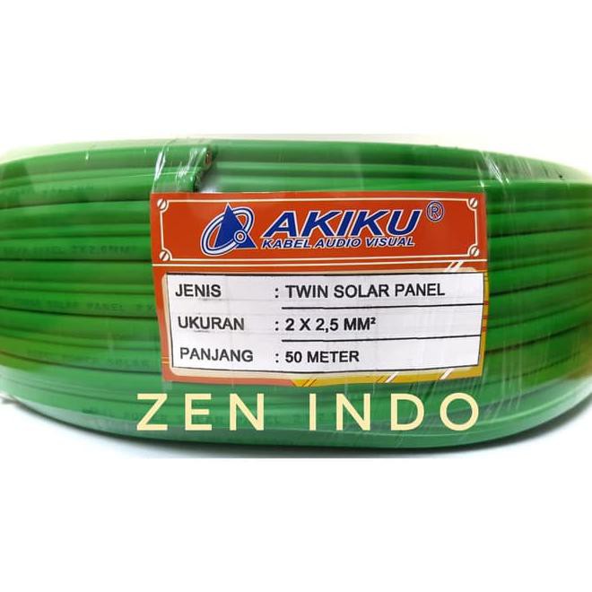 Kabel Solar Panel / Panel Surya Twin Solar Panel Akiku 2X2,5 Mm 50 Mtr