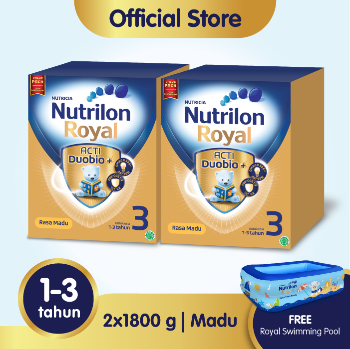 [FREE GIFT] Nutrilon Royal 3 Madu Susu 2 x 1800 gr
