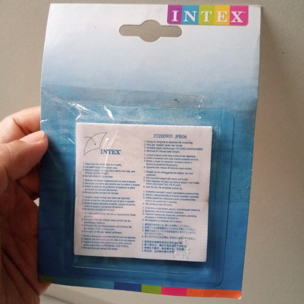 LEM REPAIR KIT KASUR KOLAM ANGIN 59631 INTEX murah penambal kebocoran