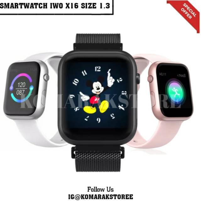 Smartwatch Iwo X16 Cloning Apple Watch Komarakstore