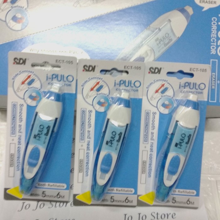 

Cantik Correction Tape / Tippex Kertas Sdi Ect 105 I-Pulo 5Mm X 6M Trendi