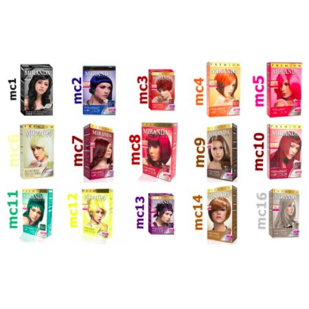 Miranda Premium Hair Color 30ml | Semir Rambut