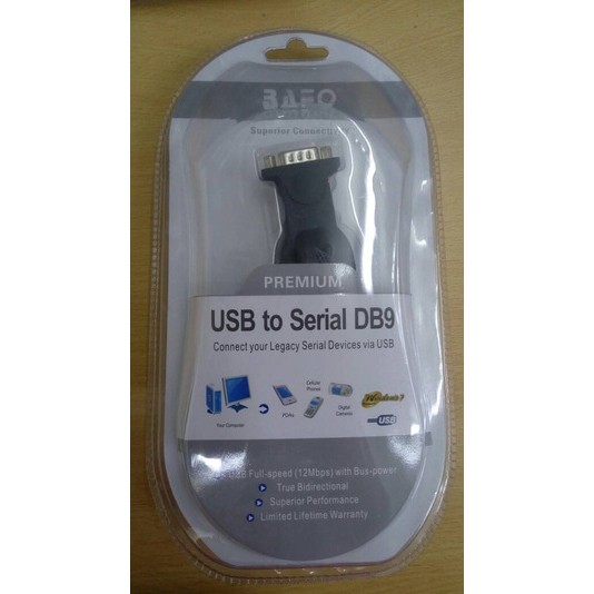 USB TO SERIAL RS 232 DB 9 BAFO ORIGINAL