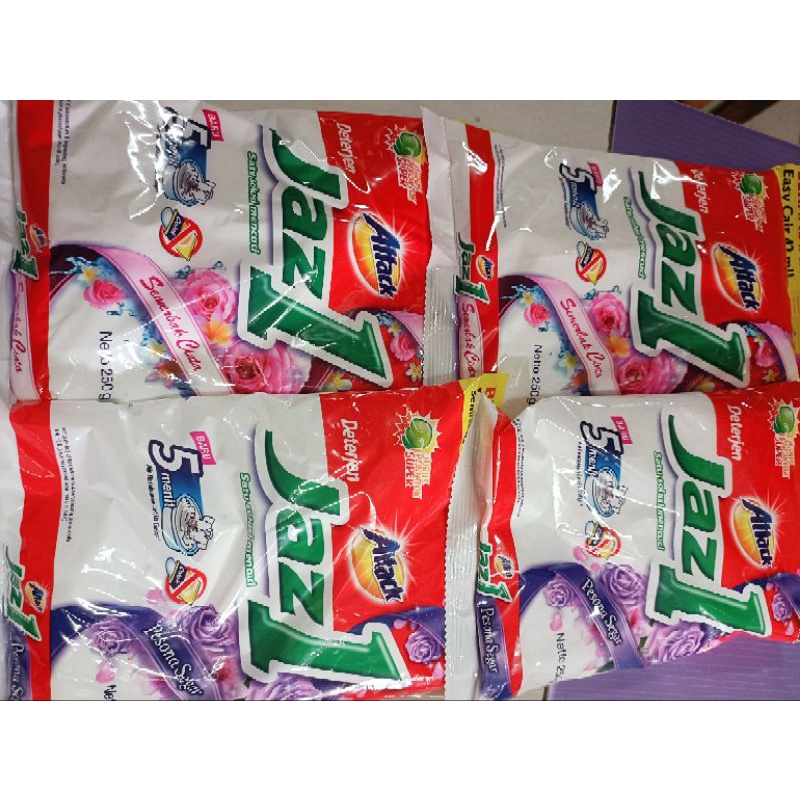 JAZZ DETERGENT @+250GRAM*24 BKS. SATU DUS