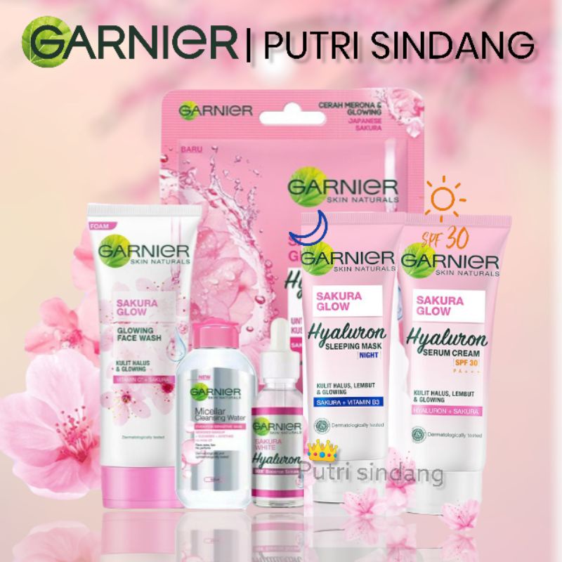 Paket Garnier Sakura Glow || Paket Kecil Sakura Glow (UV lengkap)