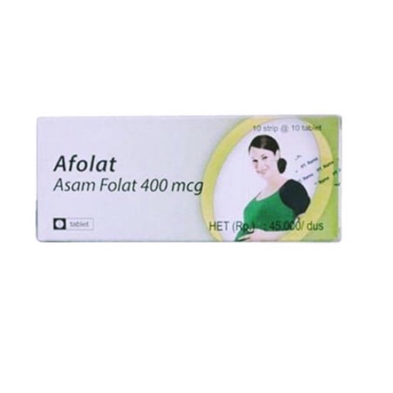 Afolat 400 mcg 100 tablet