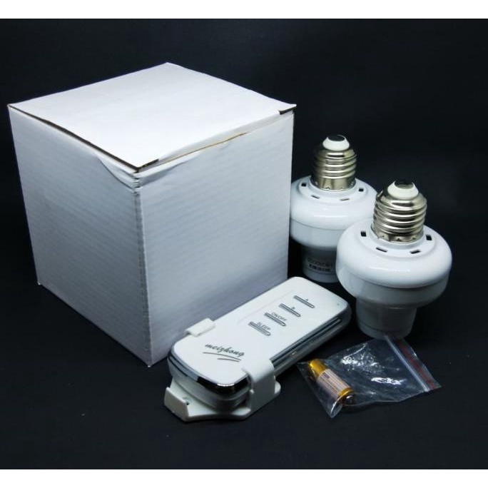 Fitting Lampu dengan Remote Control.....1 Remote 2 fittings