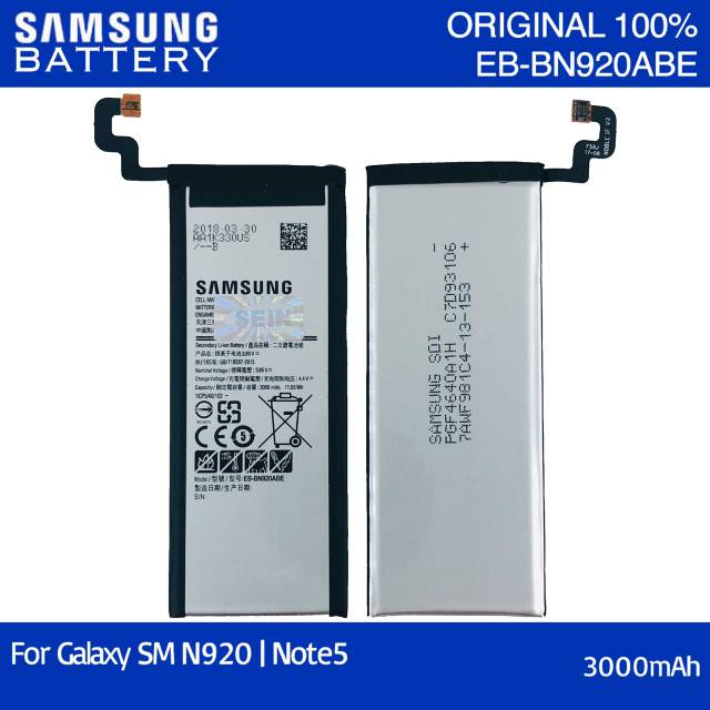 Baterai Battery Samsung Galaxy Note 5 N920 Batre Note5 Original