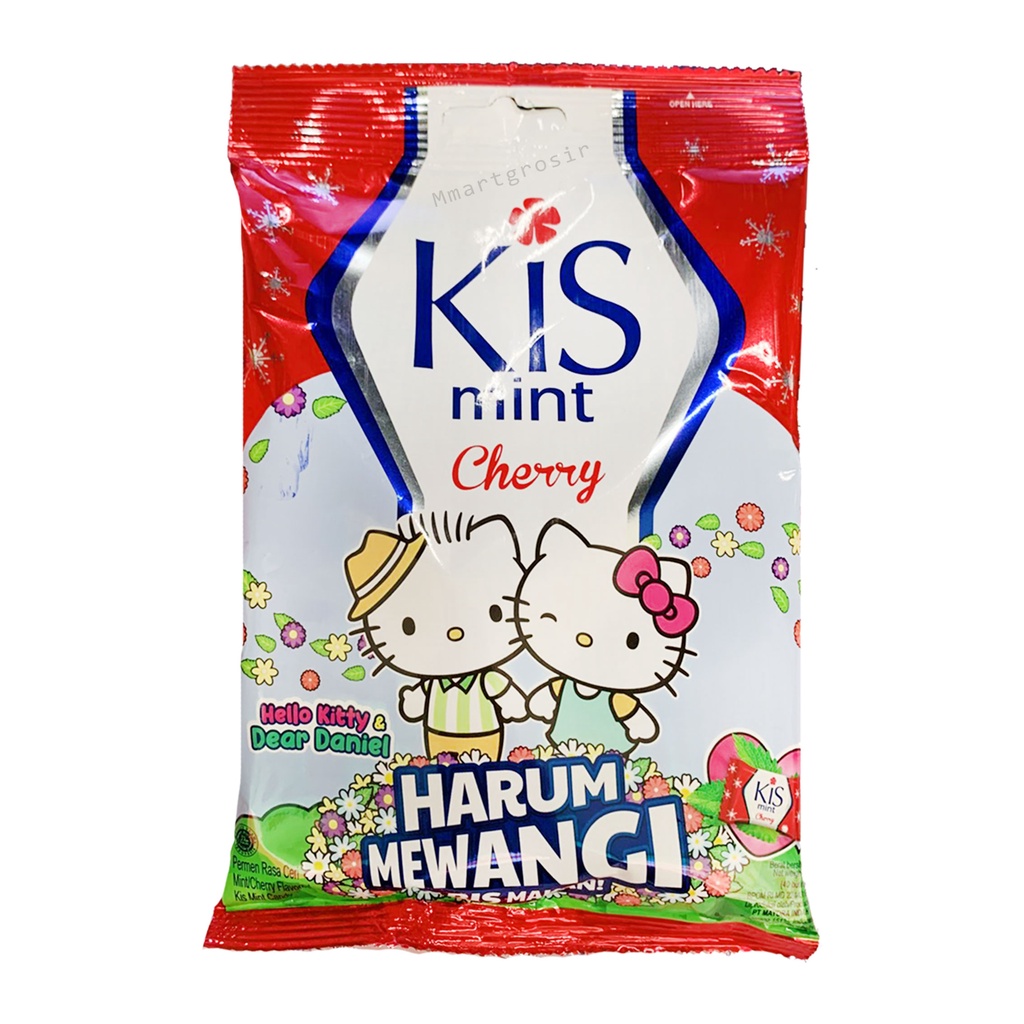 PERMEN KISS RASA MINT GRAPE &amp; CHERRY 100g