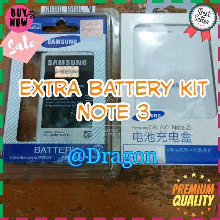 EXTRA EKSTRA BATERAI KIT SAMSUNG GALAXY NOTE 3 NOTE3