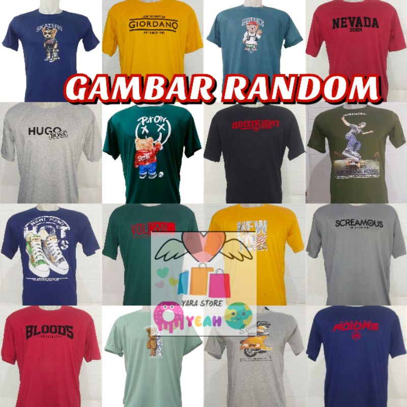 1 LUSIN KAOS DEWASA PRIA / 12 PCS KAOS PRIA DISTRO / KAOS GROSIR 12 PCS DISTRO / MOTIF RANDOM / GOSIR BAJU KAOS LUSINAN MURAH TERBARU