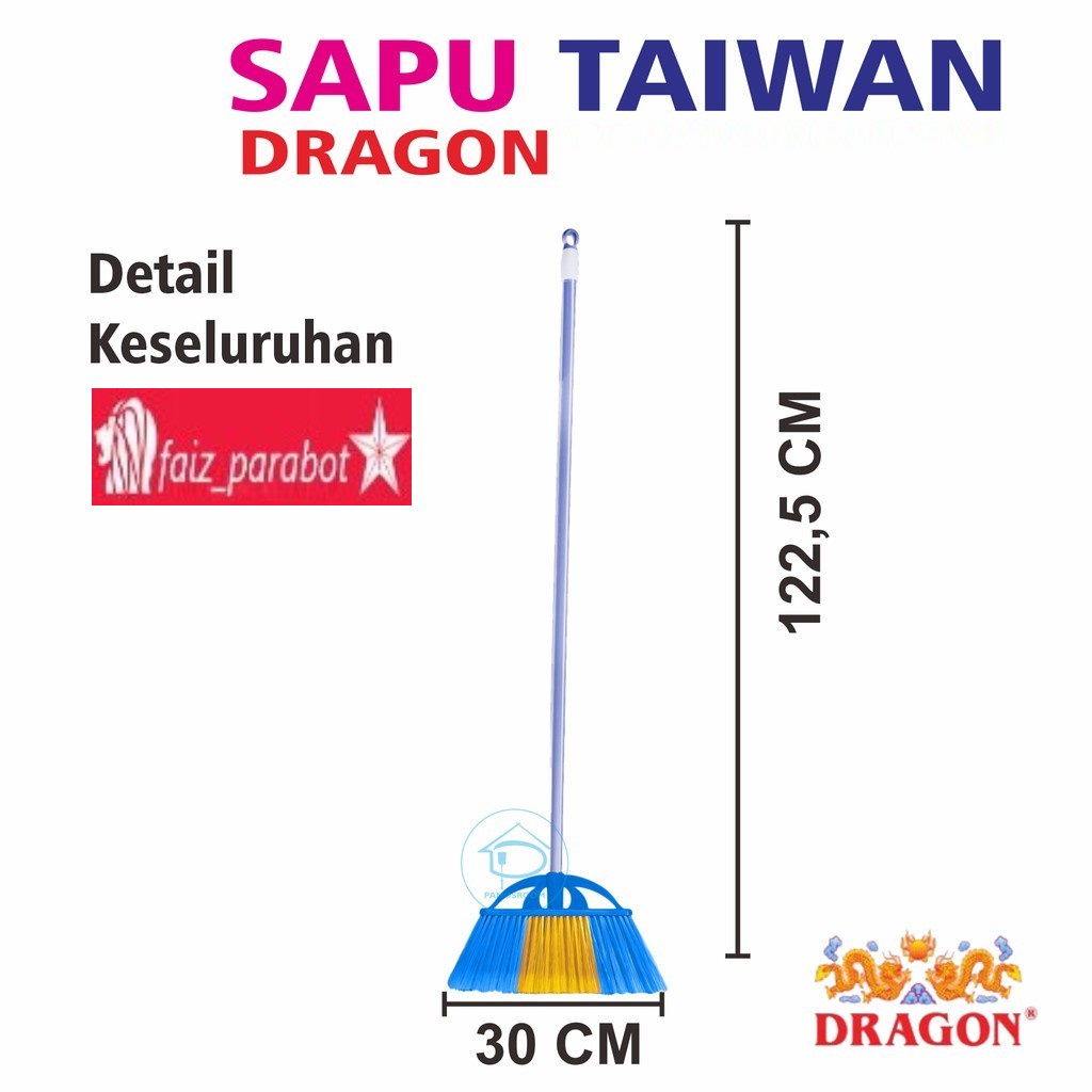 Sapu Taiwan Warna Dragon