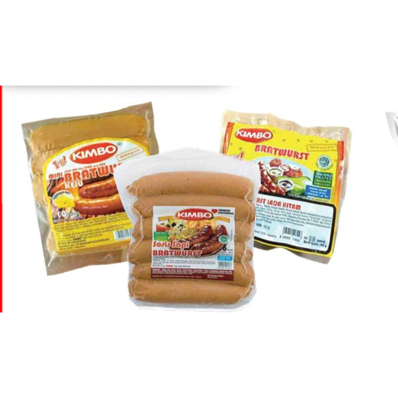 

kimbo sosis 6's 500g