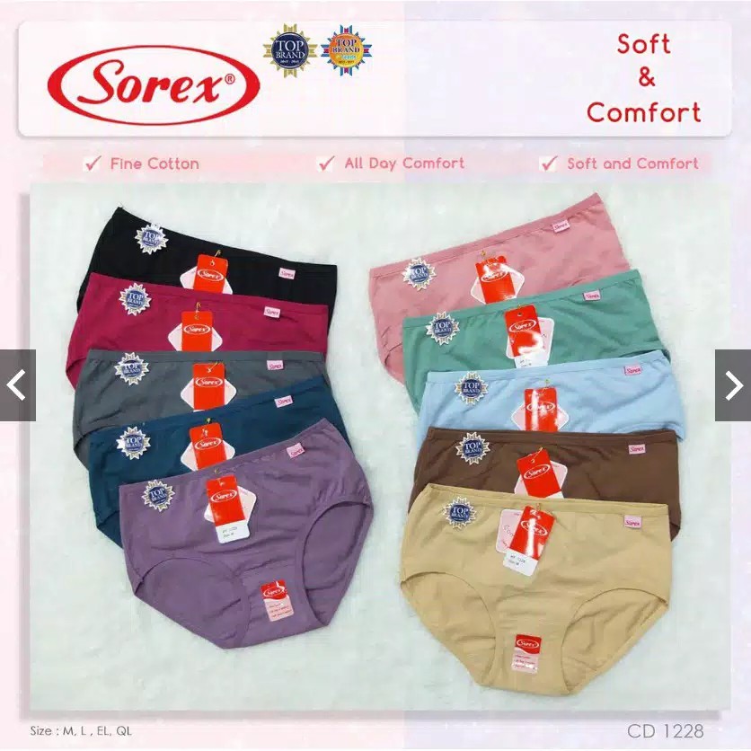 gof Sorex Celana Dalam 1228 &amp; 1251 SOFT &amp; COMFORT.