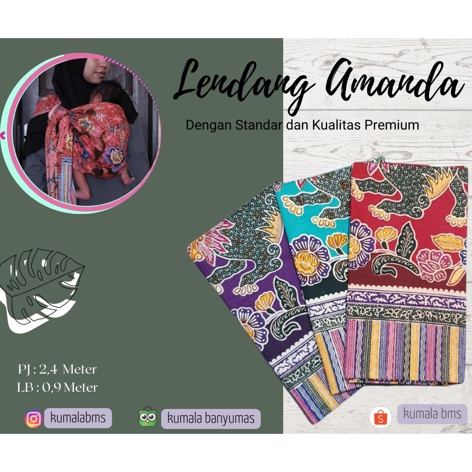 Jual Selendang Amanda Motif Liong Nag Cukin Kain Gendong Panjang Selendang Panjang Batik