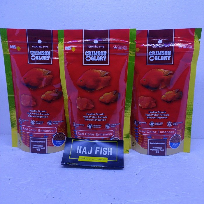 Pelet Ikan Louhan Parrot Chiclid Crimson Glory Red Color Enchancer Jos