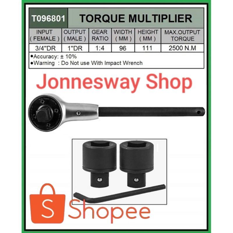 JONNESWAY TORQUE MULTIPLIER JONESWAY TORQUE ( T096801 )