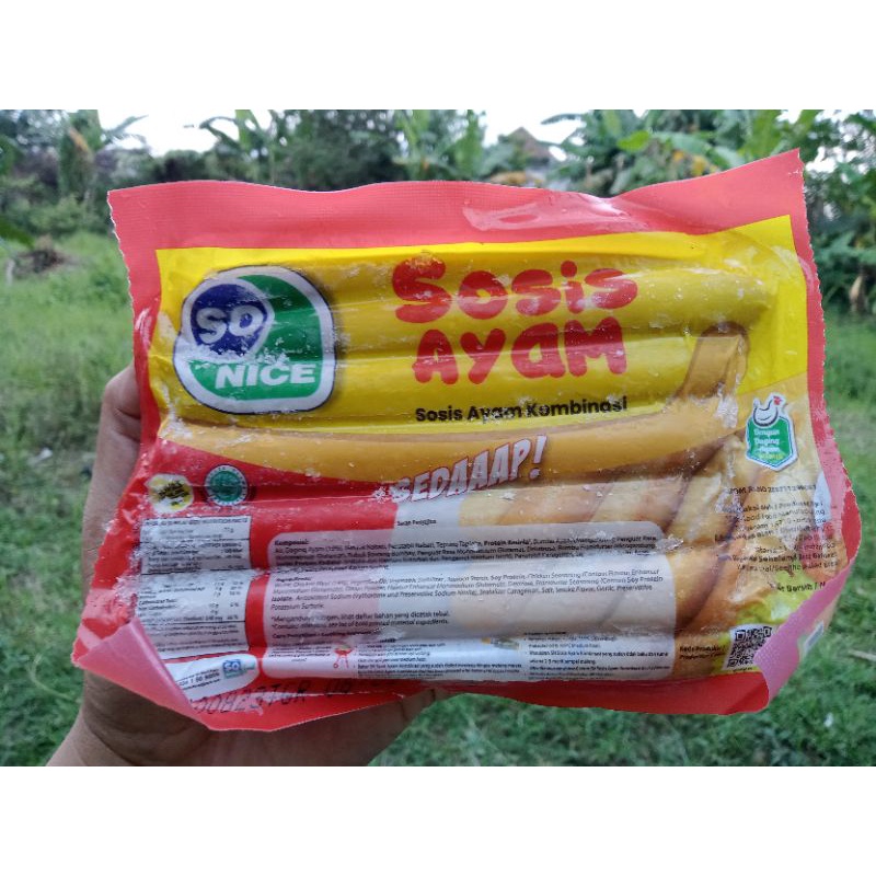 

SO NICE SOSIS AYAM 375gr