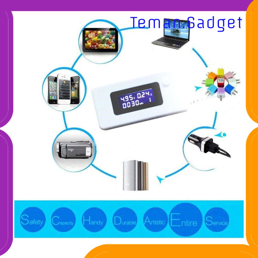 TG-AI022 KABEL USB TESTER VOLTASE &amp; AMPERE POWER BANK - KWS-V20