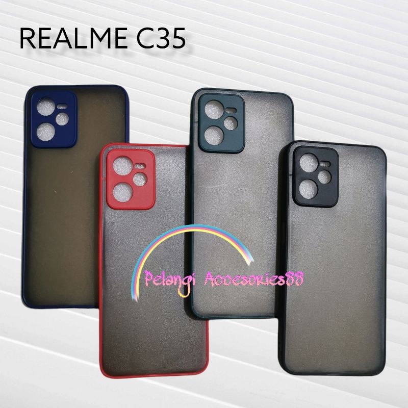 CASE REALME C35 / NARZO 50A PRIME SOFTCASE CASE DOVE CASE FULL COLOUR