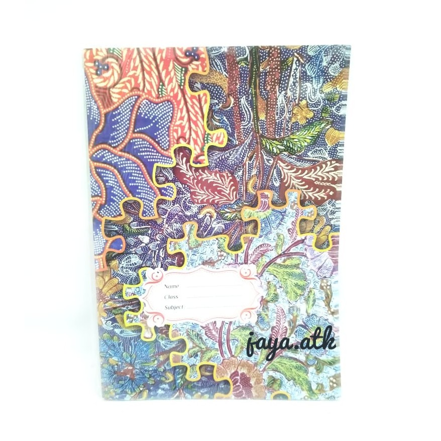 Jual SAMPUL BUKU TULIS BIGBOSS BOXY BATIK ISI 20 LEMBAR SAMPUL BUKU