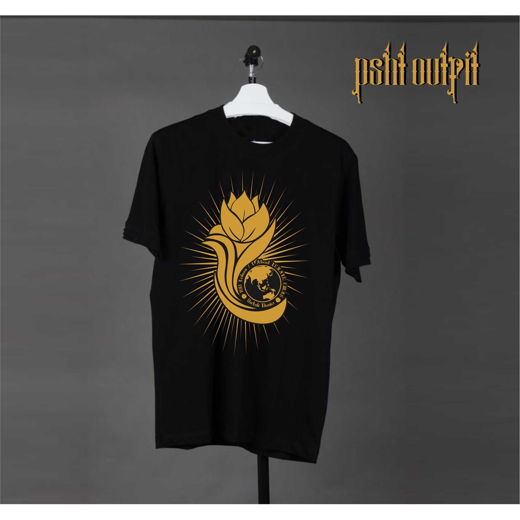 Kaos TERATE EMAS TERBARU BAJU KAOS PSHT SATU ABAD TERATE EMAS