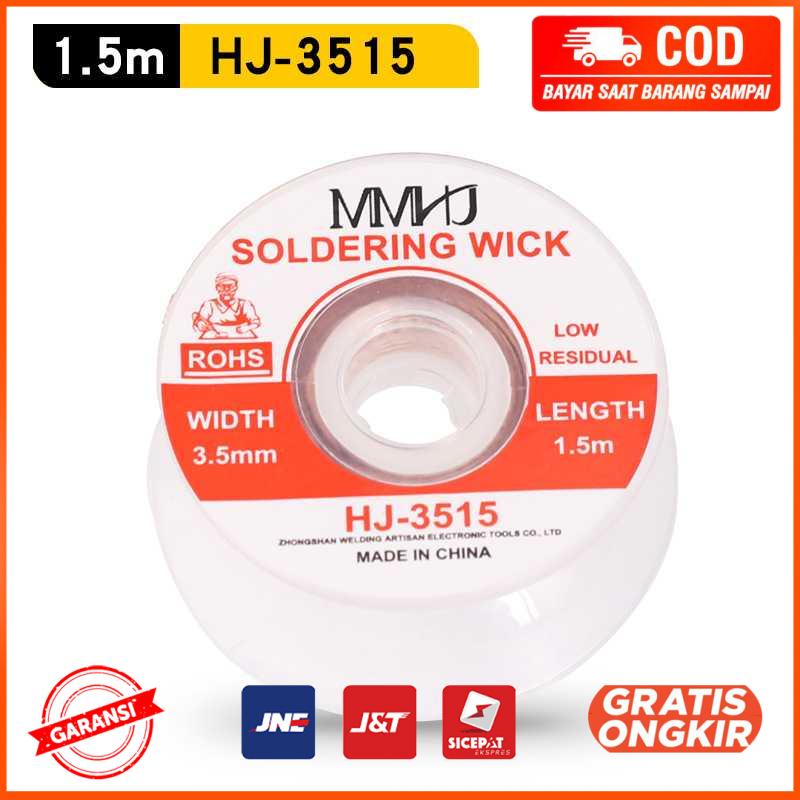 Soldering Wick Pembersih Timah Desoldering 3.5mm 1.5m HJ 3515