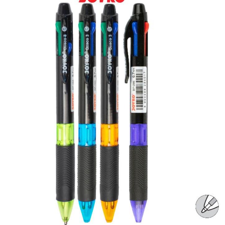 

Big Sale Pulpen 4 Warna Joyko Bp - 288 Quaco 3 / 12pcs ~