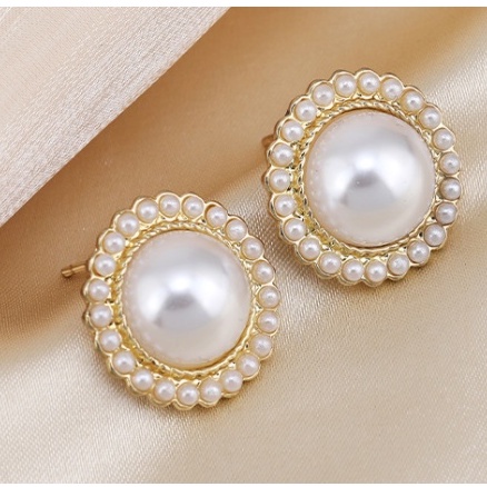 anting 925 Silver Needle Light Luxury Crack Sapphire Popular Stud Earrings Wanita Korea Fashion Anting Aksesoris