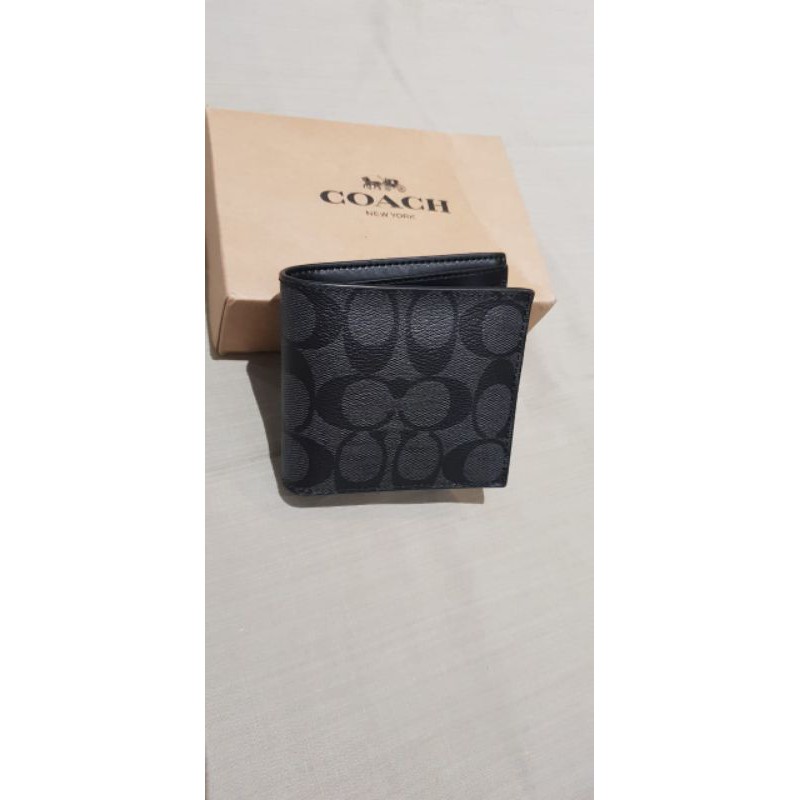 DOMPET PRIA COACH BIFOLD WALLET ORIGINAL