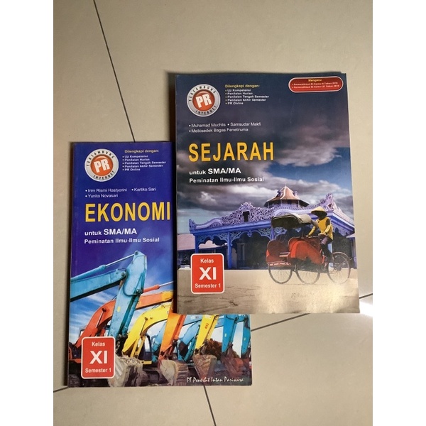 LKS PR Ekonomi / Sejarah Kelas 11 K13 Semester 1 - Intan Pariwara