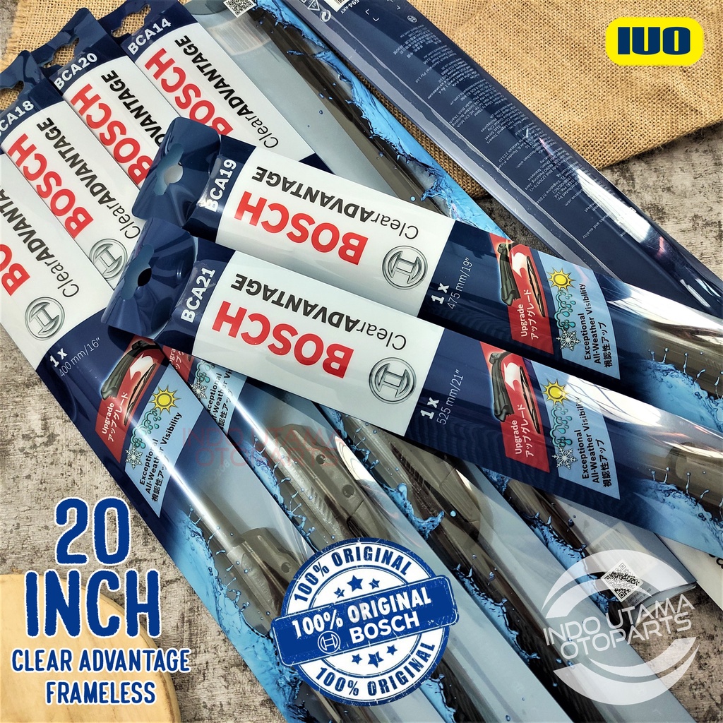 Wiper Blade BOSCH frameless ADVANTAGE 20 inch (1pc) satuan