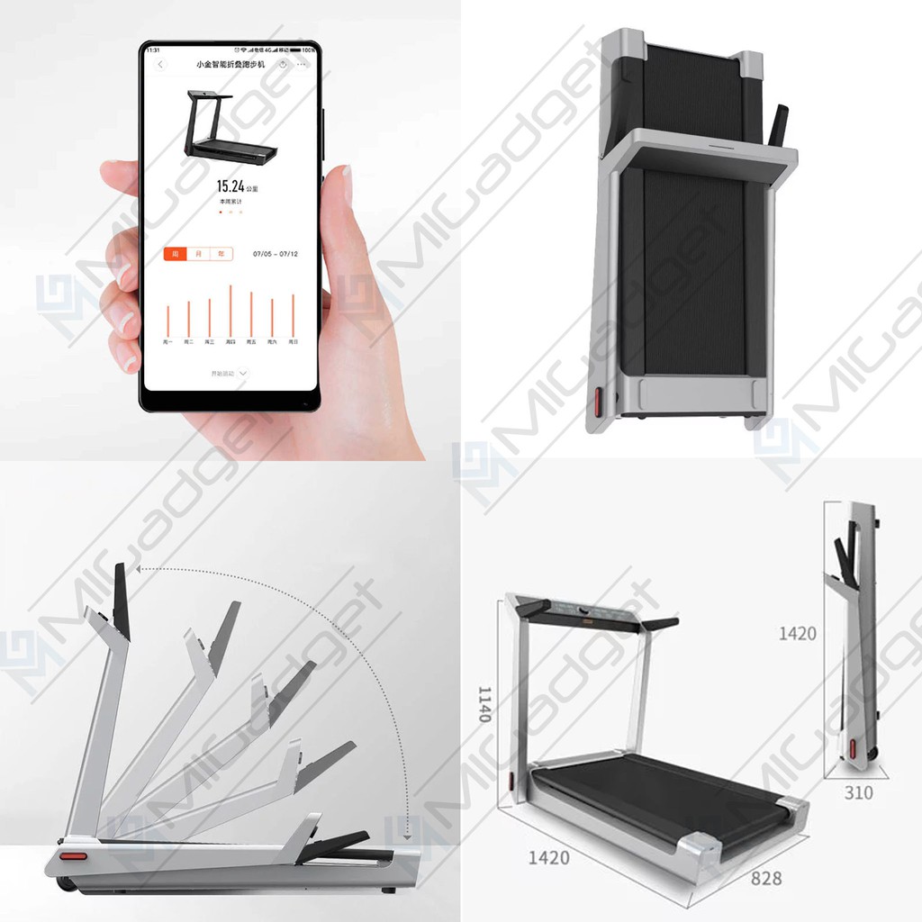 Kingsmith K15 Intelligent Smart Folding Treadmill - Garansi Resmi