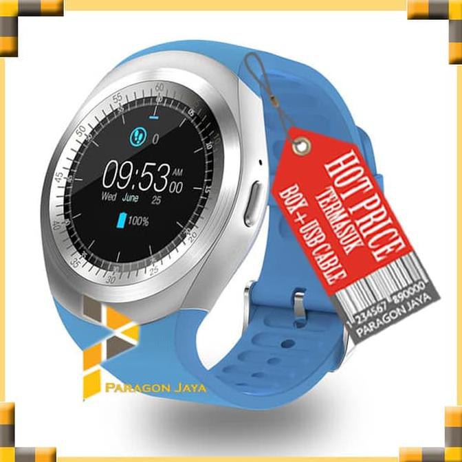 Dijual Smart Watch DZ11 / JAM PINTAR Smartwatch Y1 SIM MEMORY FULLBLACK Murah