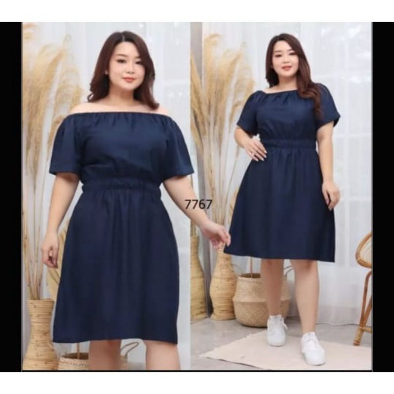 dres jumbo/dres sabrina jumbo/dres kekinian/dres wanita