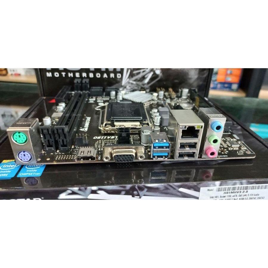 Motherboard Biostar H81M HV3 (Socket LGA1150 Intel H81 DDR3 HDMI VGA)