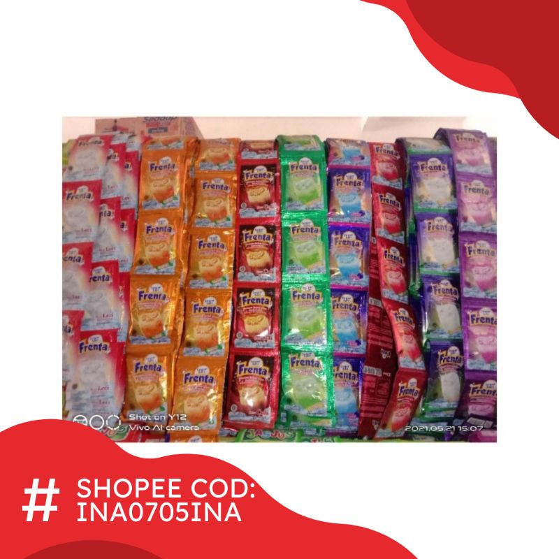 Frenta Soda Ringan / Frenta 1 Renteng 10 Sachet